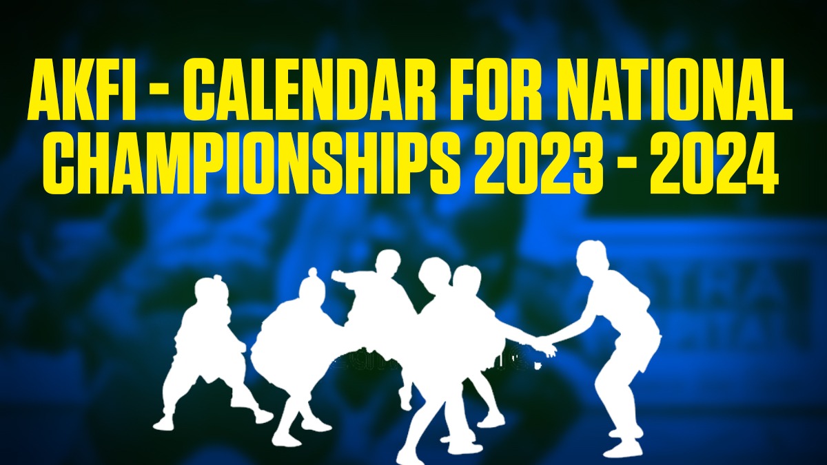 AKFI Releases Calendar for 2023-24 National Kabaddi Championships